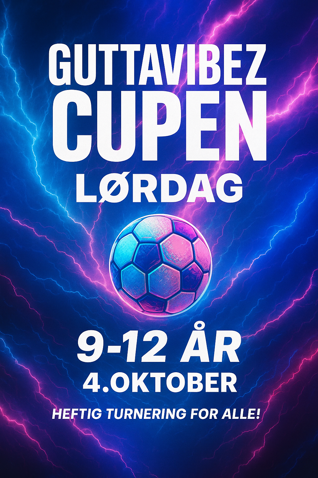 LØRDAG Påmelding (9-12 år). *MERK 1750 NOK per lag.